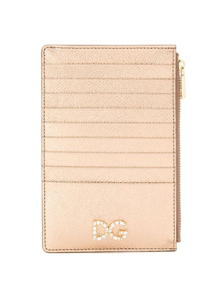 Dolce & Gabbana Zipped Card Holder - Yellow