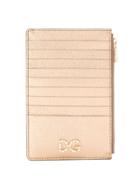 Dolce & Gabbana Zipped Card Holder - Yellow