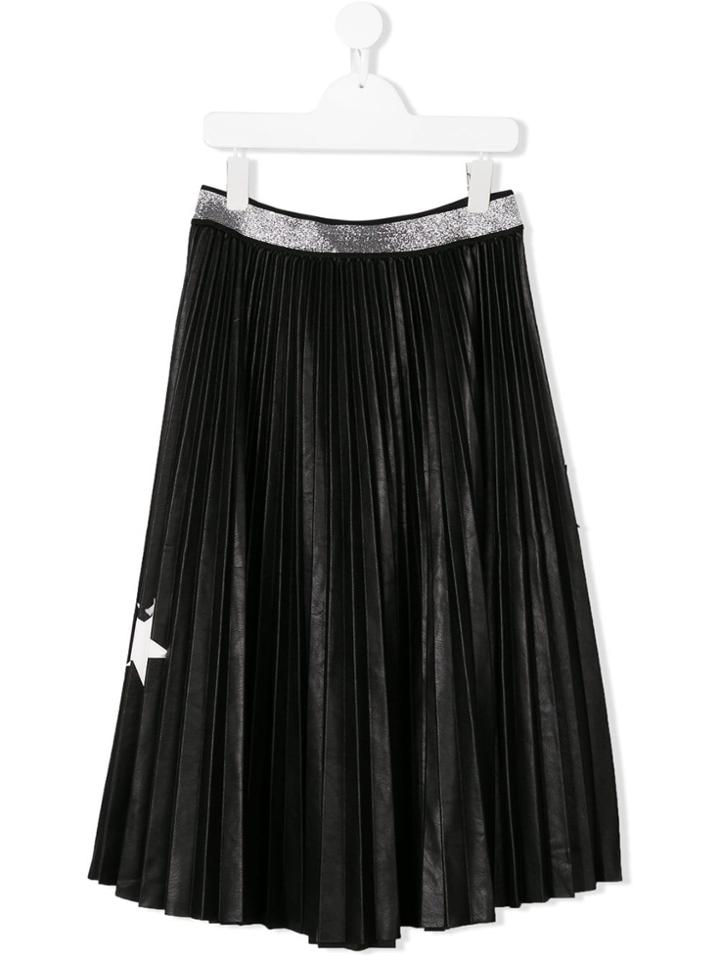 Monnalisa Teen Star Patch Skirt - Black