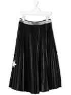Monnalisa Teen Star Patch Skirt - Black
