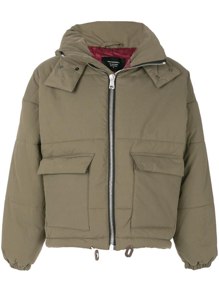 Represent Bubble Jacket - Green