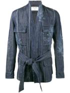 Etro - Floral Print Kimono Jacket - Men - Silk/cotton/linen/flax/acetate - S, Blue, Silk/cotton/linen/flax/acetate