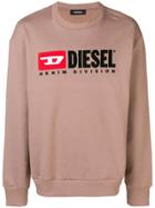 Diesel Crew-neck 90's Sweatshirt - Pink