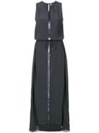 Lorena Antoniazzi Sequin Detail Long Dress - Grey