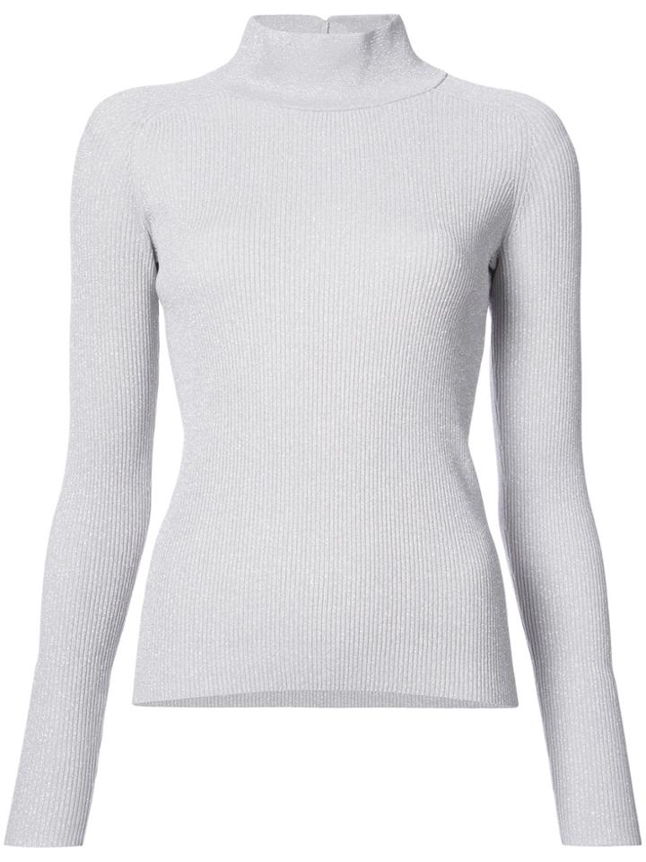 Carven High Neck Jumper - Grey