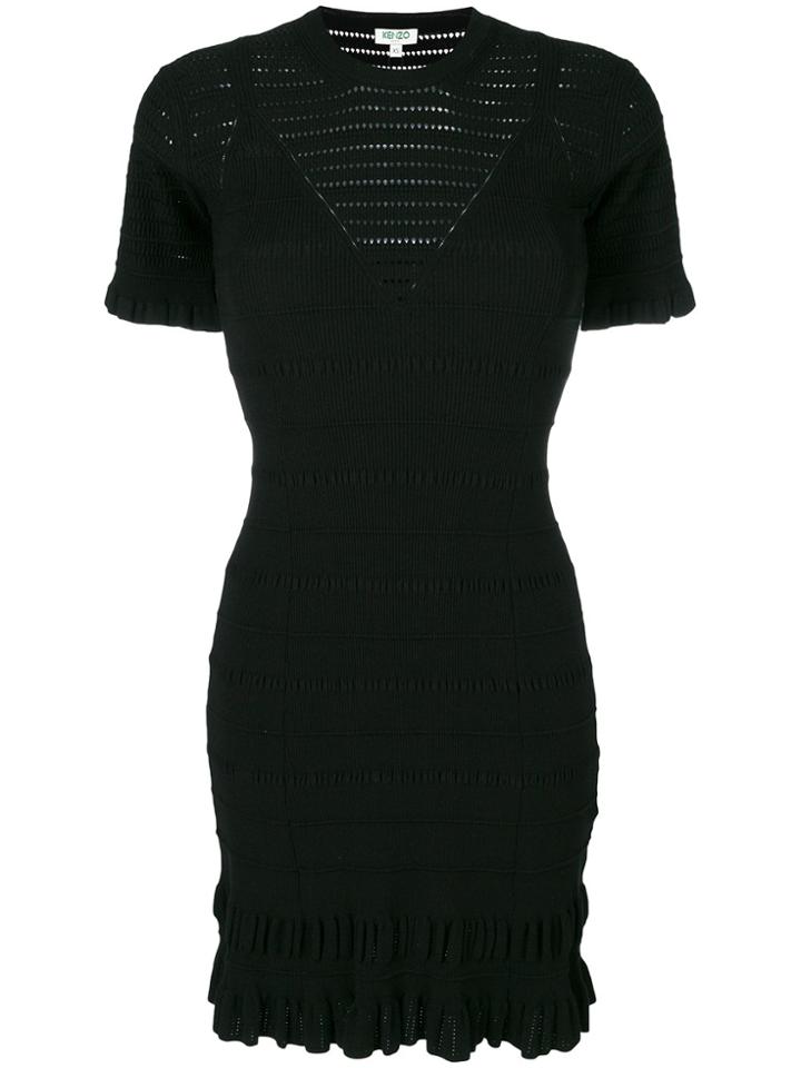 Kenzo Knitted Dress - Black