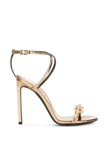 Tom Ford Knot-detail Sandals - Gold