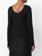 Mcq Alexander Mcqueen - Long Sleeve Top - Women - Polyamide/spandex/elastane/viscose - M, Black, Polyamide/spandex/elastane/viscose