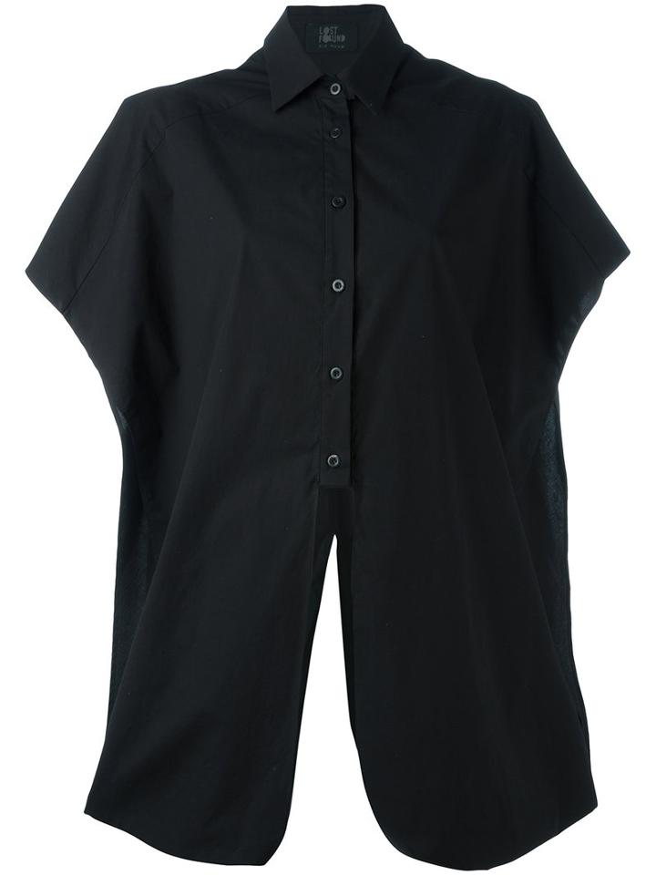 Lost & Found Ria Dunn - Oversized Boxy Shirt - Women - Cotton/spandex/elastane - S, Black, Cotton/spandex/elastane