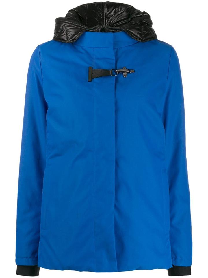Fay High-neck Waterproof Jacket - Blue