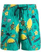 Vilebrequin Sea-life Printed Swim Shorts - Green