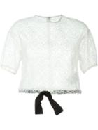 Red Valentino Broderie Anglaise Top