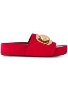 Stella Luna Buckle Slides - Red
