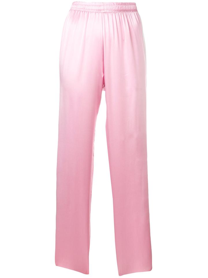 Aries Slit Leg Track Pants - Pink & Purple