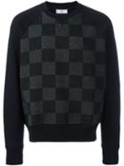 Ami Alexandre Mattiussi Oversized Crew Neck Sweatshirt, Men's, Size: Large, Black, Cotton/wool
