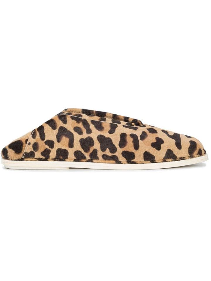 Proenza Schouler Leopard Slip-ons - Neutrals