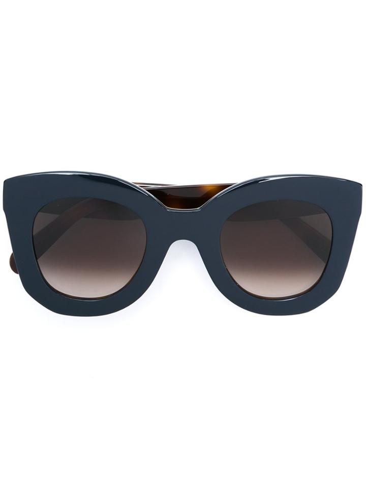 Celine Eyewear Round Frame Sunglasses - Black