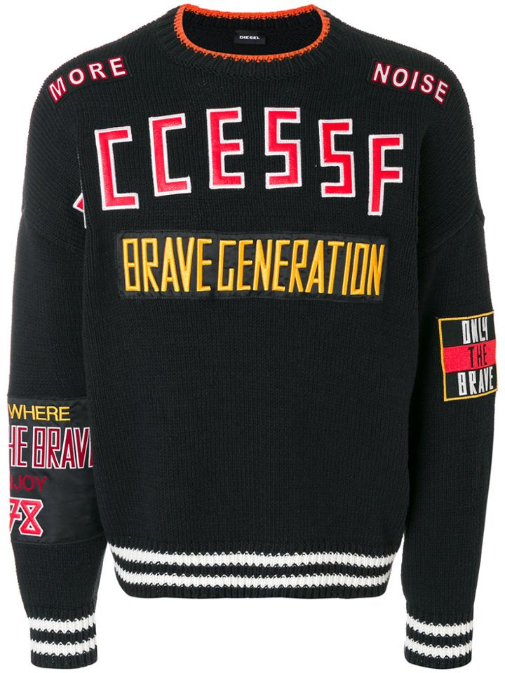 Diesel Brave Generation Jumper - Black