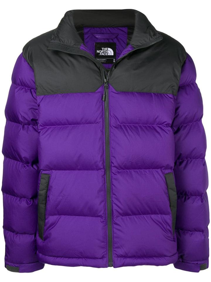 The North Face Zipped Padded Jacket - Purple