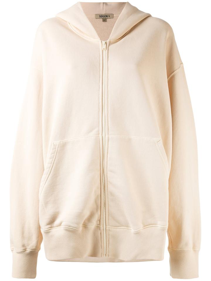 Yeezy - Oversized Hoodie - Women - Cotton - Xl, Nude/neutrals, Cotton