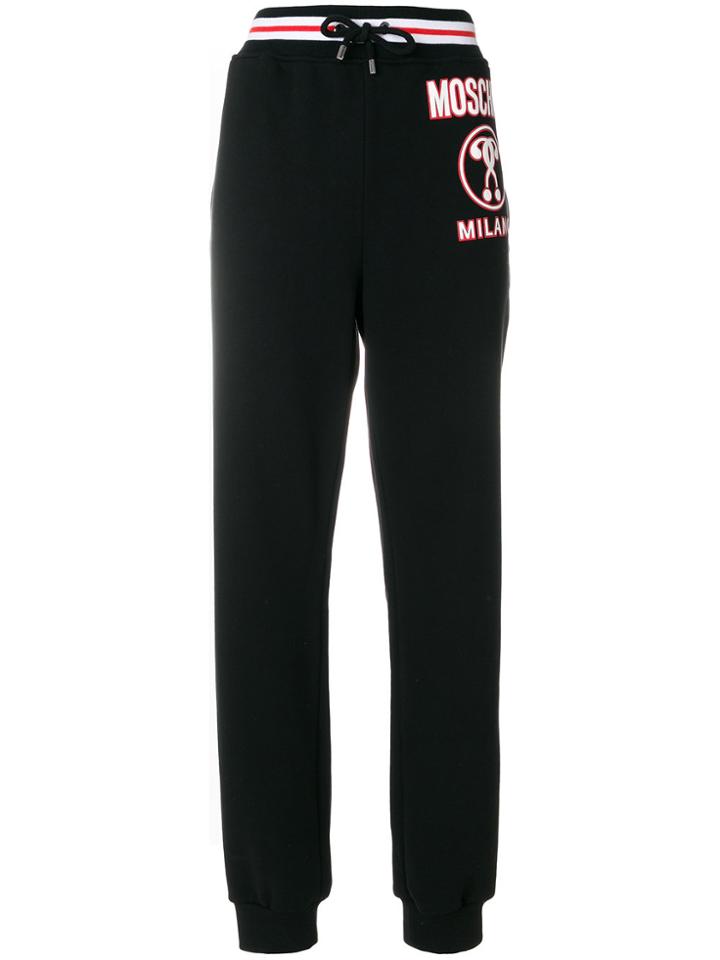 Moschino Question Mark Joggers - Black