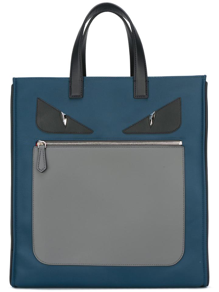 Fendi Bag Bugs Tote - Blue