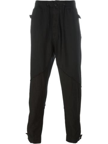 Andrea Ya Aqov Baggy Pants, Men's, Size: L, Black, Cotton