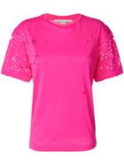 Stella Mccartney Star Pattern T-shirt - Pink & Purple