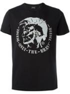 Diesel Only The Brave Embossed T-shirt, Men's, Size: Medium, Black, Cotton