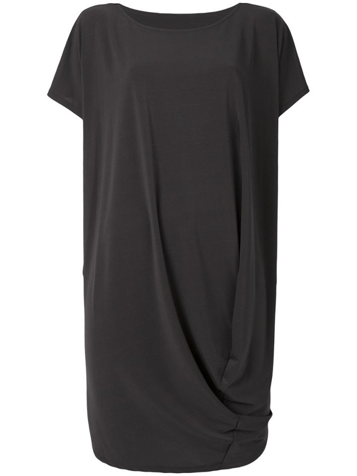 Issey Miyake Draped Shift Dress - Grey