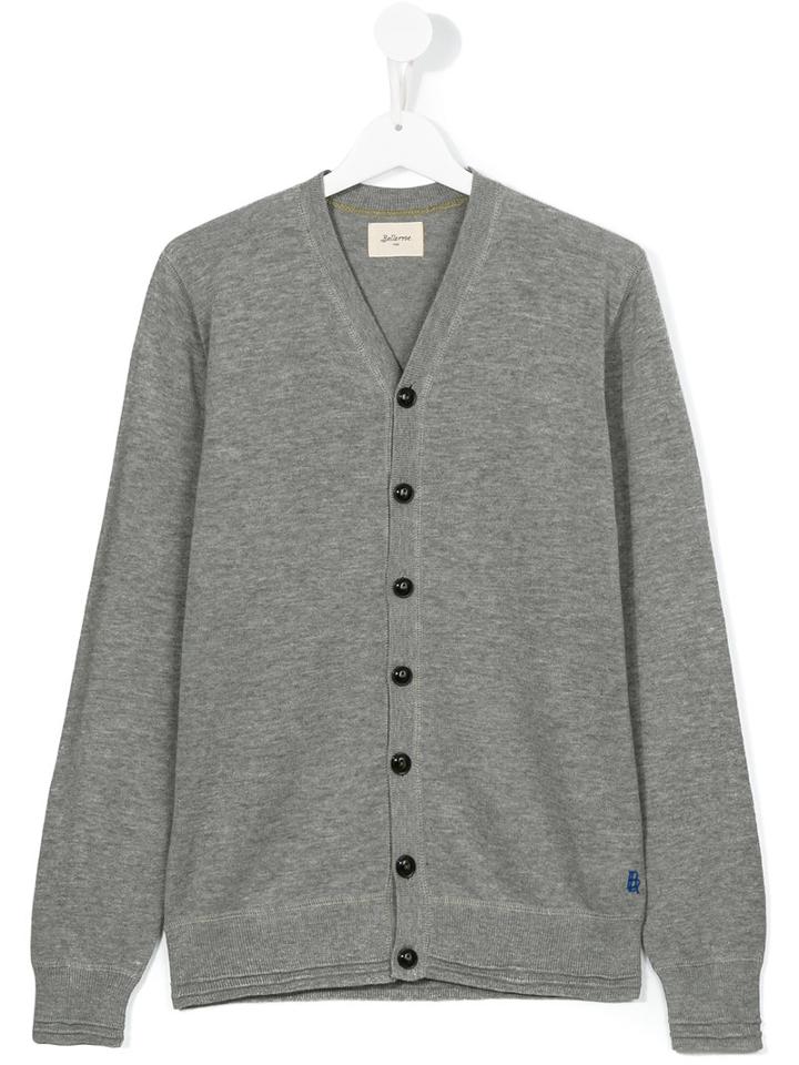 Bellerose Kids V-neck Cardigan, Boy's, Size: 14 Yrs, Grey