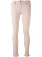 Diesel Black Gold - Skinny Jeans - Women - Cotton/polyester/spandex/elastane - 25, Pink/purple, Cotton/polyester/spandex/elastane