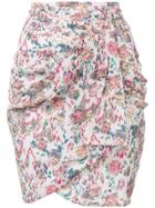 Iro Floral Print Mini Skirt - Neutrals