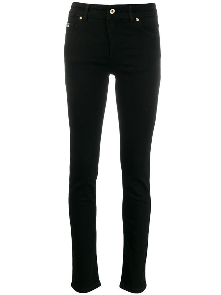 Versace Jeans Couture Mid-rise Skinny Jeans - Black