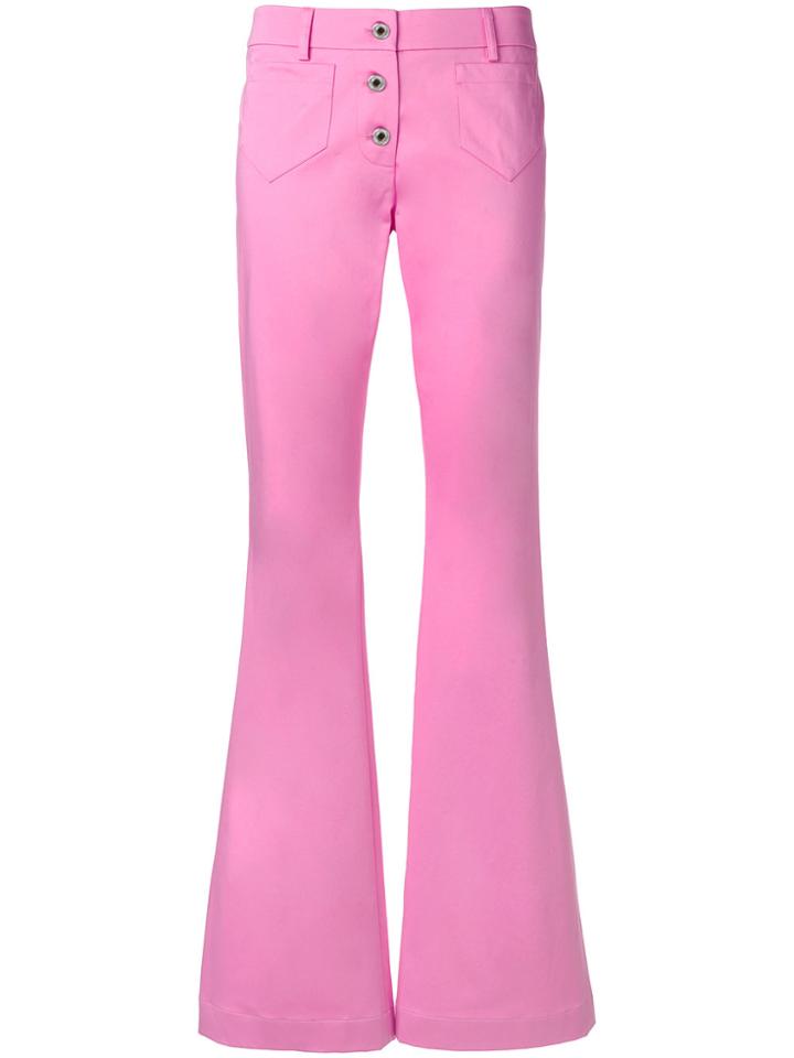 Moschino Retro Flared Jeans - Pink & Purple