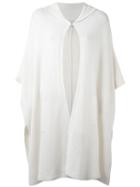 Le Kasha 'utah' Knit Poncho, Women's, White, Cashmere