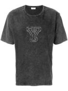 Saint Laurent Y Printed T-shirt - Grey