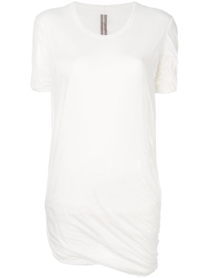 Rick Owens - Draped T-shirt - Men - Cotton - S, White, Cotton