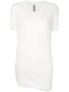 Rick Owens - Draped T-shirt - Men - Cotton - S, White, Cotton