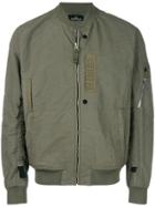 Stone Island Shadow Project Classic Bomber Jacket - Green