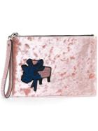 Msgm Floral Patch Clutch