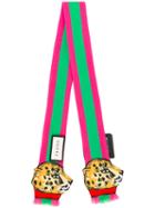 Gucci - Tiger Web Scarf - Women - Silk - One Size, Green, Silk