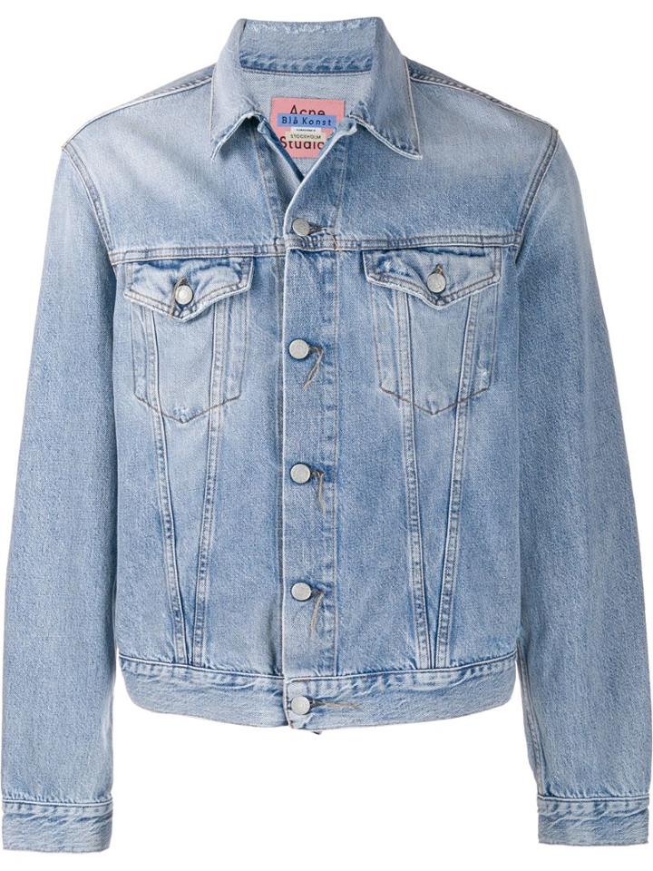 Acne Studios Boxy Denim Jacket - Blue