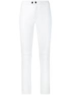 Isabel Marant Skinny Cropped Leather Trousers - White