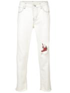 Enfants Riches Déprimés Distressed Jeans - White