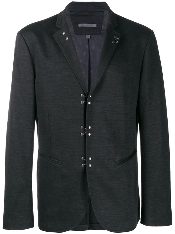 John Varvatos Hook Clasp Jacket - Black