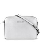 Michael Michael Kors 'jet Set Travel' Crossbody Bag, Women's, Grey, Leather