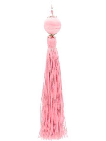 Neith Nyer Tassel Drop Earring - Pink & Purple