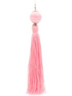 Neith Nyer Tassel Drop Earring - Pink & Purple
