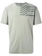 Golden Goose Deluxe Brand Ggdb Flag Print T-shirt, Men's, Size: Large, Green, Cotton